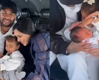 Neymar aparece com unhas pintadas: "Pai de menina é assim”