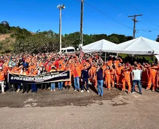 Petroleiros fazem manifestações contra privatização do Polo Bahia Terra