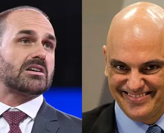 Pivô de crise, Eduardo Bolsonaro confronta Alexandre de Moraes