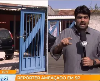 Repórter do SBT é ameaçado ao vivo por pai de criança