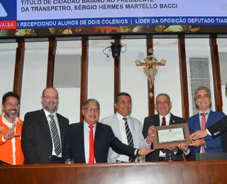 Sérgio Bacci é homenageado com título de cidadão baiano