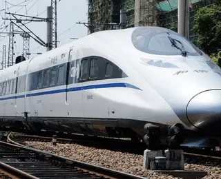 Trem inédito no mundo que chega a 450 km/h entra em operação em 2026
