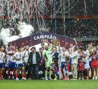 Goleada do Bahia se torna a maior da história das finais do Nordestão - Imagem