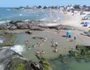 Obra inédita vai ampliar faixa de areia em praia do litoral - Imagem