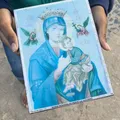 Amaralina: santa 'da aflição' surge em praia que jovem desapareceu imagem