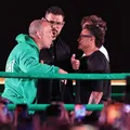 Popó e Wanderlei trocam provocações em encarada na Faria Lima imagem