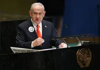 Brasil e delegações deixam salão em protesto a Netanyahu na ONU imagem