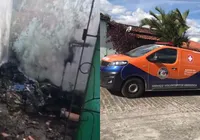 Criança de 2 anos morre carbonizada em incêndio no interior da Bahia