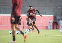 Dudu é relacionado para jogo contra o Fortaleza e pode fazer reestreia imagem