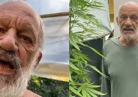 Ex-ator da Globo surpreende com plantação de maconha no RJ imagem