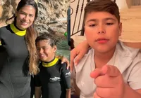 Filho de Simone Mendes cai no choro ao descobrir passado da mãe