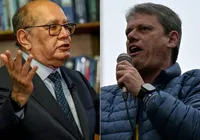 Gilmar Mendes reage a ataque de Tarcísio contra o STF imagem