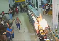 Mar Grande: vídeo mostra explosão em churrascaria que deixou 7 feridos