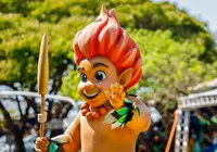 Mascote da COP30 faz primeira aparição pública em Brasília