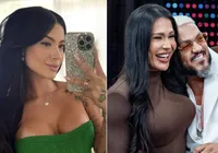 Namorada de Belo expõe medo de ser trocada por Gracyanne Barbosa