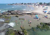 Obra inédita vai ampliar faixa de areia em praia do litoral