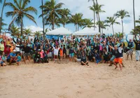 Praia do Surf recebe ação global de limpeza e sustentabilidade
