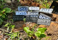 Sete quilos de cocaína são encontrados enterrados em Madre de Deus imagem