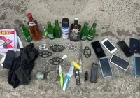 Torcedores são presos em Salvador com granadas e armas antes de jogo imagem