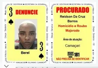 Três de Espadas do Baralho do Crime, Berel é preso em Camaçari