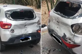 Motorista por app sofre emboscada no bambuzal do aeroporto de Salvador - Imagem