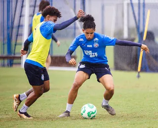 Bahia encerra preparação para jogo decisivo na Copa do Brasil feminina