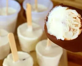 Calor chegando: picolé cremoso com apenas 2 ingredientes é fácil de fazer