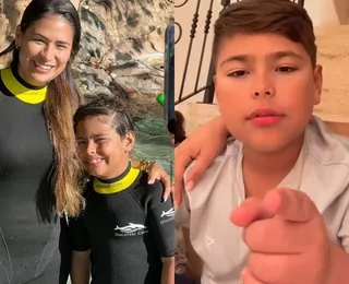 Filho de Simone Mendes cai no choro ao descobrir passado da mãe