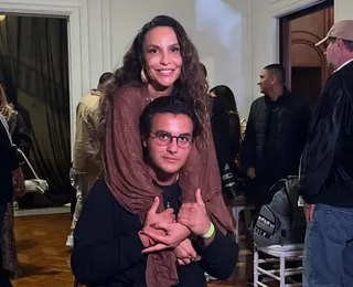 Marcelo Sangalo tieta cantora internacional em festival; veja foto
