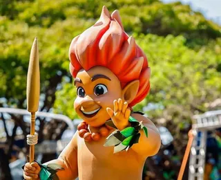 Mascote da COP30 faz primeira aparição pública em Brasília