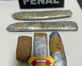 Mulher é flagrada ao tentar entrar com drogas em presídio baiano