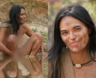 Mulher usa método inusitado para pescar em reality e viraliza