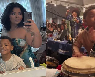 Neto de Arlindo Cruz encanta web com talento para percussão