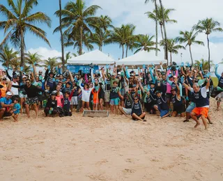 Praia do Surf recebe ação global de limpeza e sustentabilidade