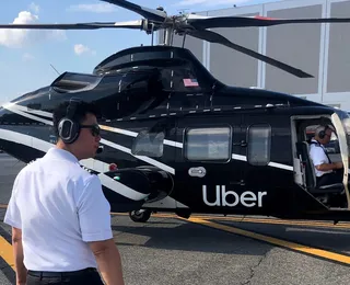 Uber vai além do asfalto: app permitirá reservar helicópteros em 2026