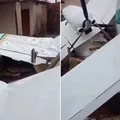 Aeronave de pequeno porte cai em bairro de Goiânia e destrói casa imagem
