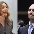 Erika Hilton pede inelegibilidade de Eduardo Bolsonaro imagem