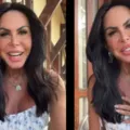Gretchen aparece com rosto harmonizado e movimenta comentários imagem