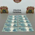 Homens recebem R$ 2 mil em notas falsas pelos Correios na Bahia imagem