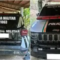 Inusitado: homem é preso com viatura da PM falsificada imagem