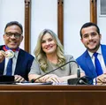 José Eduardo é homenageado com maior honraria da Alba imagem