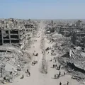 Mais de meio milhão de palestinos voltam para a Cidade de Gaza imagem