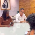 ​Prefeita de Cachoeira participa de reunião na UPB sobre o plano municipal de educação antirracista imagem