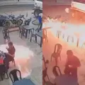 Vídeo: homem acende cigarro e quase provoca incêndio em posto imagem