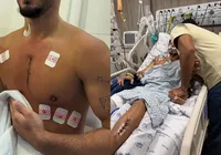 13 tiros: influenciador sai da UTI após bala estilhaçar e parar no coração