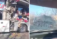 Acidente entre ônibus e carreta deixa um morto e 5 feridos na Bahia