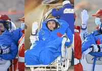 Após 204 dias, astronautas presos no espaço voltam à Terra imagem