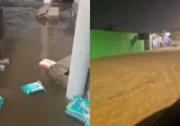 Araci enfrenta alagamentos severos após fortes chuvas