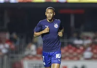 Atacante é mais um desfalque no Bahia para jogo contra o RB Bragantino