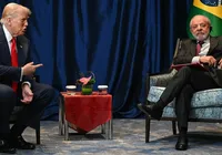 Casa Branca divulga foto de encontro entre Lula e Trump imagem